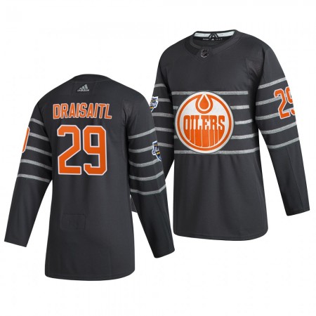 Edmonton Oilers Leon Draisaitl 29 Grijs Adidas 2020 NHL All-Star Authentic Shirt - Mannen